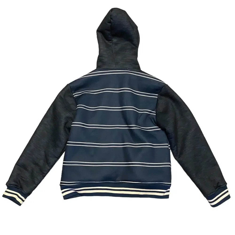 Ring Of Fire Blue Bloys Soft Sherpa Lined Jacket Size 14 Large